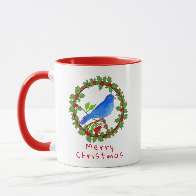 Caneca Pássaro azul (Esquerda)