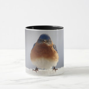 Caneca Pássaro Azul Negrito