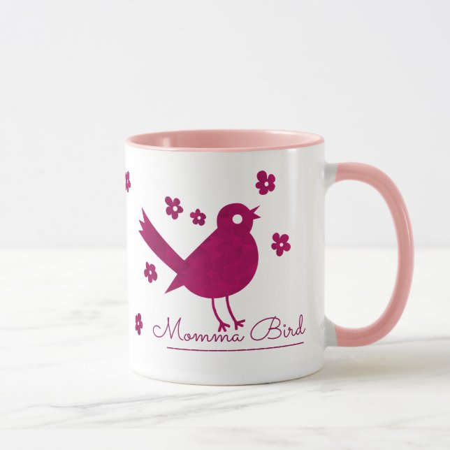 Caneca Pássaro bonito de Momma (Direita)