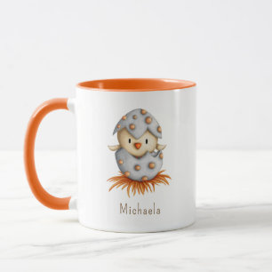 Caneca Pássaro Caprichoso Personalizado Eclodindo no Ninh