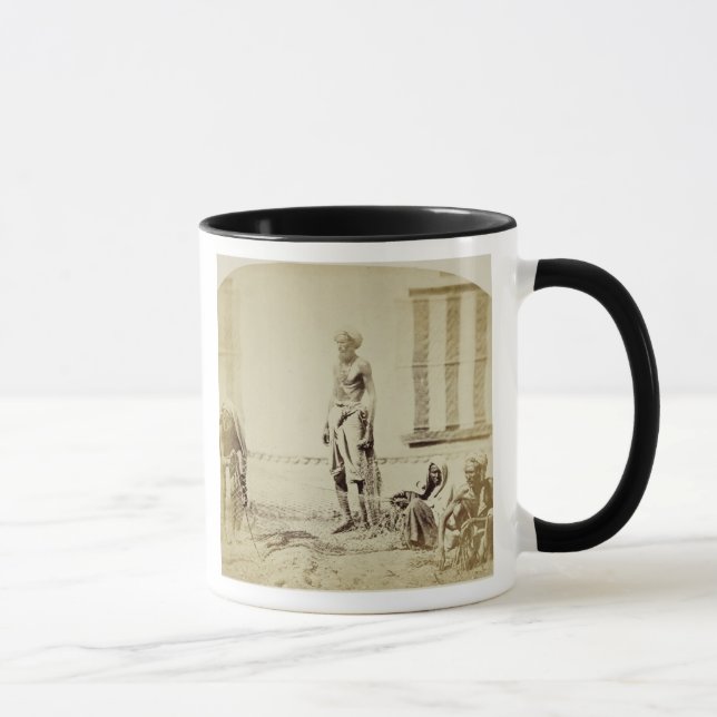 Caneca Pássaro-Coletores, baixa casta Hindus em Deli, 19o (Direita)