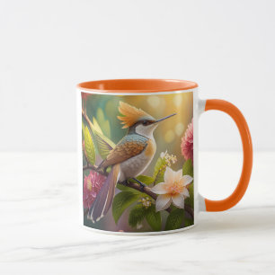Caneca Pássaro da Fantasia Honeyeater do ouro Detido