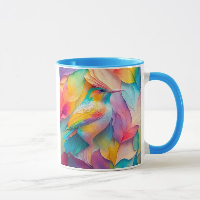 Caneca Pássaro de Seda Fantasia (Direita)