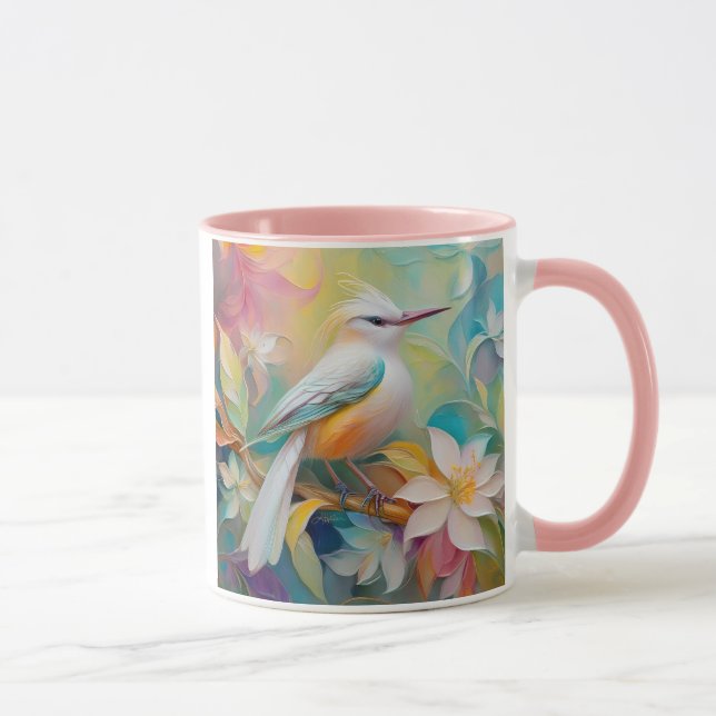 Caneca Pássaro Fantasia De Ouro Atropelado (Direita)