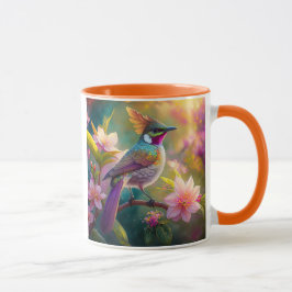 Caneca Pássaro Fantástico Laranja Cotoso Arco-Íris