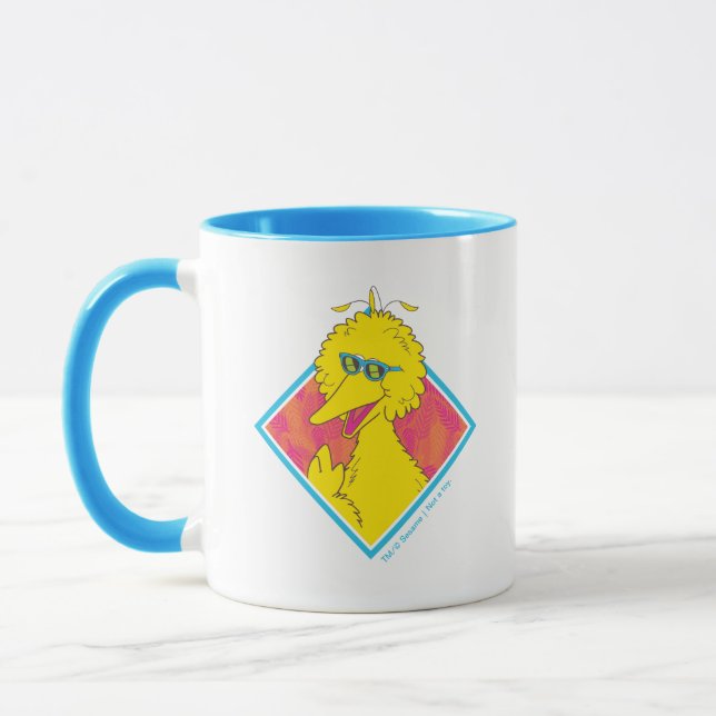 Caneca Pássaro Grande | Crachá tropical (Esquerda)