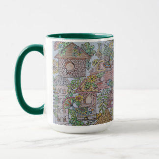 Caneca Pássaro House Mug