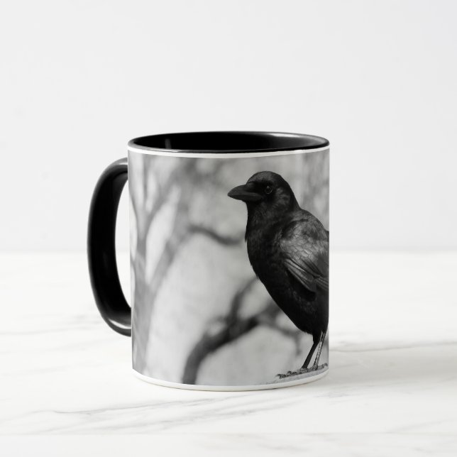 Caneca Pássaro Negro (Frente Esquerda)