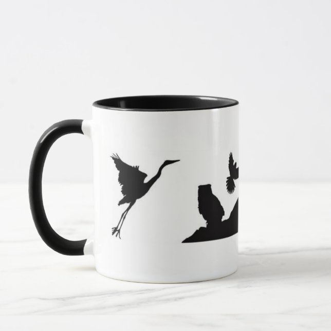 Caneca Pássaro Silhouette Mug (Esquerda)