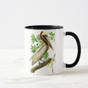 Caneca Pássaros de John James Audubon do pelicano de