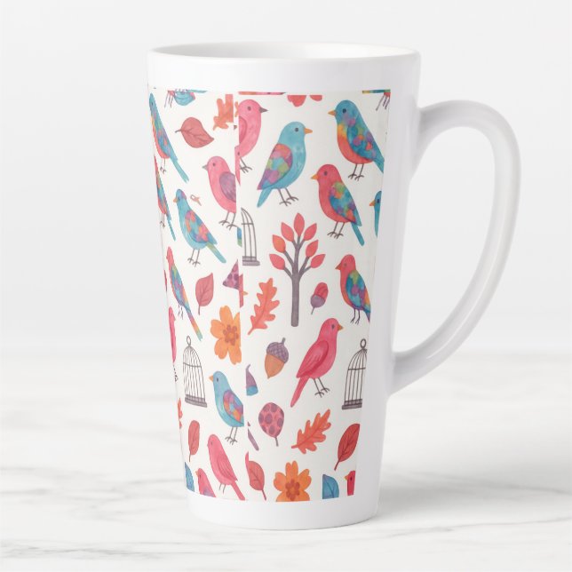 Caneca Pássaros e Flores DESING (Direita)