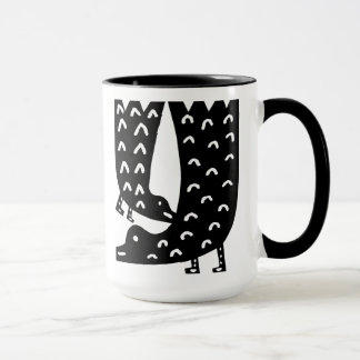 Caneca Pássaros pretos