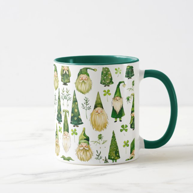 Caneca "Passe o Charme Irlandês com Ruas. Gnomos de Patri (Direita)
