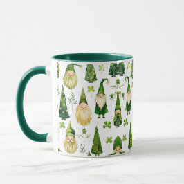 Caneca "Passe o Charme Irlandês com Ruas. Gnomos de Patri