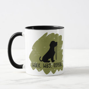 Caneca Passeador de Cães Divertido 