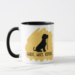 Caneca Passeador de Cães Divertido 