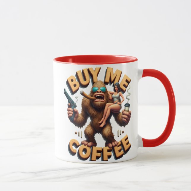 Caneca Passeio Encantado num Comprar Furry-me Um Café (Direita)