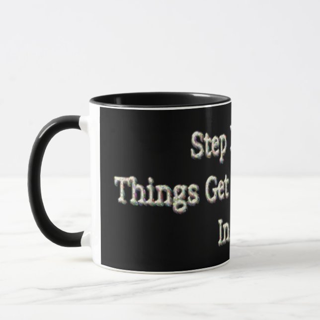 Caneca "Passo a Passo" Design. Comprar Agora (Esquerda)