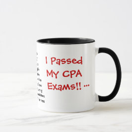 Caneca Passou nos exames de CPA! Piada de Passagem de Exa