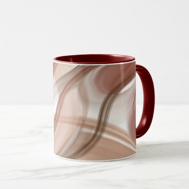 Caneca "Pastel Aestético Coffee Mug - Elegante e Sereno (Frente Esquerda)