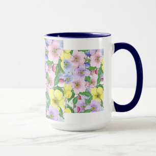 Caneca Pastel Flowers - Mug
