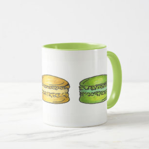 Caneca Pastel French Bakery Macaron Cookie Pastoreking