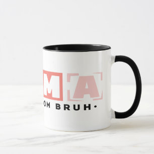 Caneca Pastel MAMA MOM BRUH