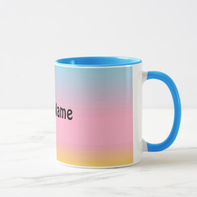 Caneca Pastel Mug Personalizado (Direita)
