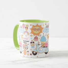 Caneca Pastel Summer Vibes