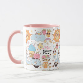 Caneca Pastel Summer Vibes