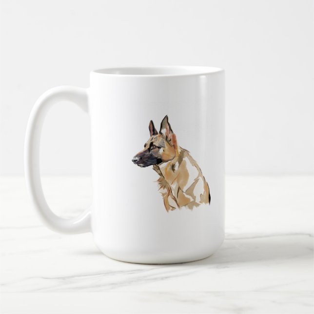 Caneca Pastor Alemão - Xícara de Café da Mamãe de  (Esquerda)