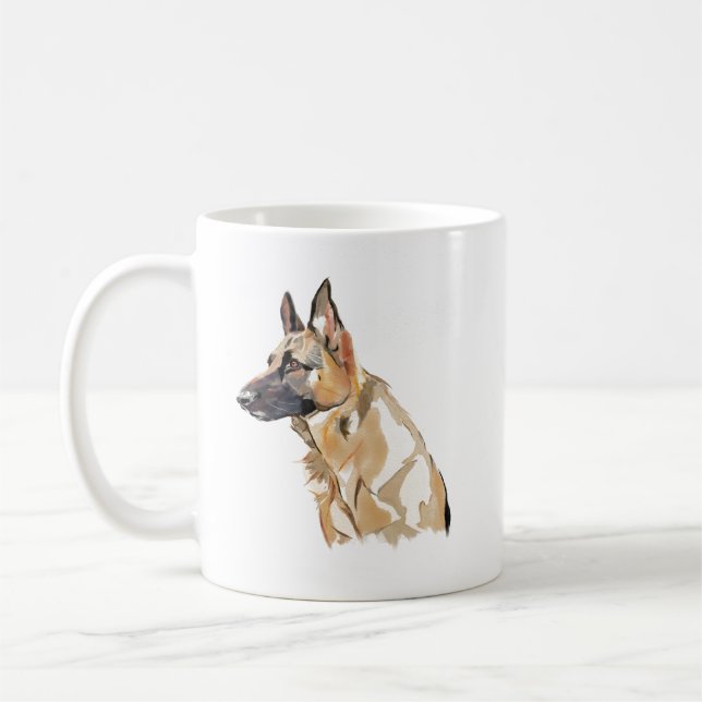 Caneca Pastor Alemão - Xícara de Café da Mamãe de  (Esquerda)