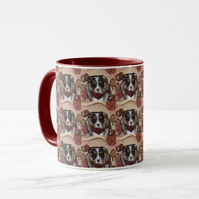 CANECA PASTOR AUSTRALIANO (Frente Esquerda)