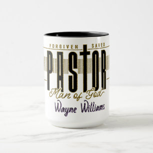 Caneca Pastor Cristão Inspirador/Personalizado