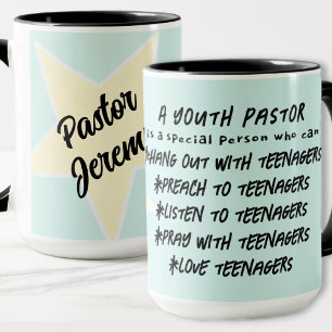 Caneca Pastor de Jovens Especial Porque Lista de Adolesce
