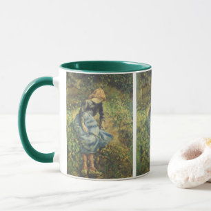Caneca Pastora por Camille Pissarro, Arte Fino Vintage