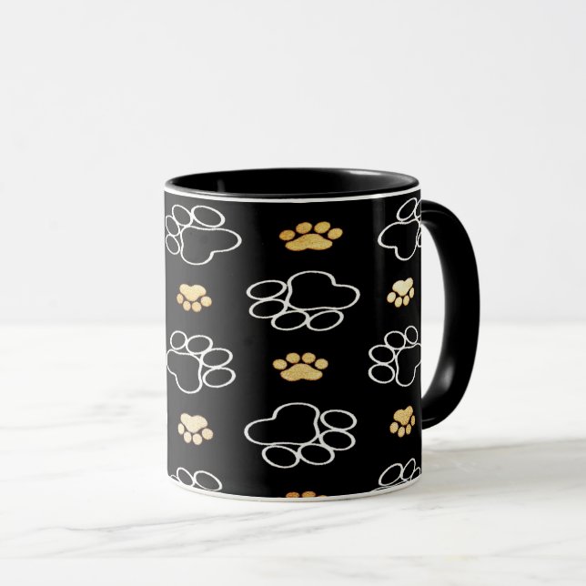 Caneca Pata de Cães (Frente Esquerda)