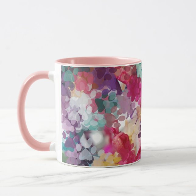 Caneca Pata de filhote multicolorido (Esquerda)