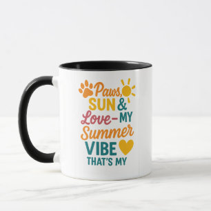 Caneca Patas, Sol & Amor – Vibrações de Verão para Amante