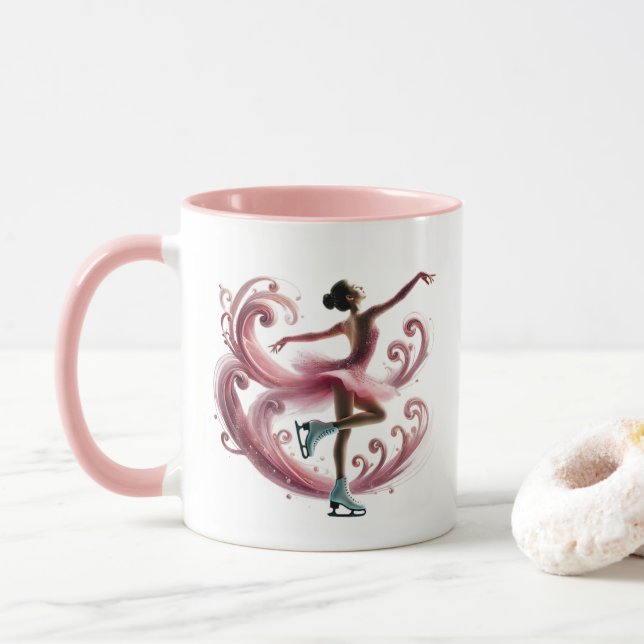 Caneca Patinador no Gelo  (Com Donut)