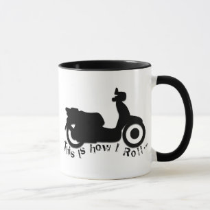 Caneca Patinete ou E-Bicicleta - isto é como eu rolo!
