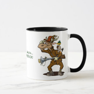 Caneca Pato Caçando Café Mug | Praça Qwiznibet