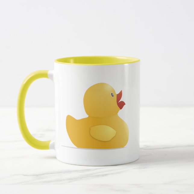Caneca Pato de Borracha Amarelo (Esquerda)
