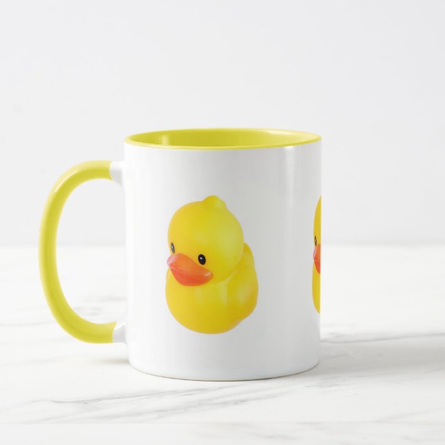 Caneca Pato de borracha amarelo brilhante (Esquerda)