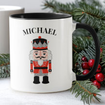 Pato de Noz-Cracker de Natal Personalizado Mug