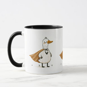 Caneca Pato de Super-Herói em Figurino