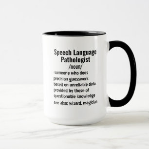 Caneca Patologista de Linguagem Engraçado Dons de Definiç