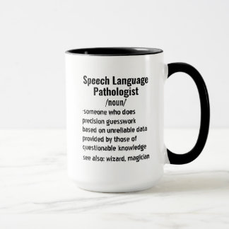 Caneca Patologista de Linguagem Engraçado Dons de Definiç