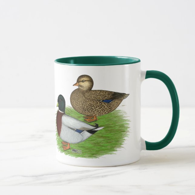 Caneca Patos: Chamadas de Cinza (Direita)