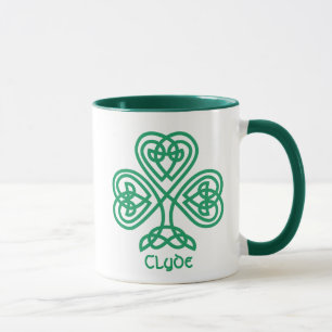 Caneca Patrimônio irlandês-celta orgulhoso - o shamrock
